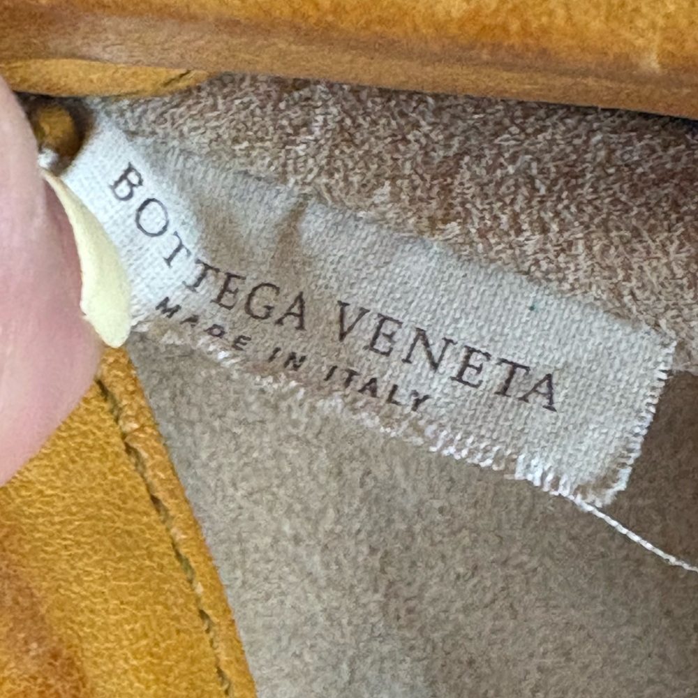 Vintage Bottega Veneta Interaccio Tan Woven Leather Shoulder Bag - Picture 10 of 16